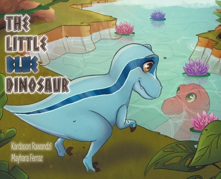 Hardcover The Little Blue Dinosaur Book