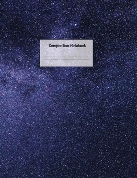 Composition Notebook: Wide Ruled Lined Paper: Large Size 8.5x11 Inches, 110 pages. Notebook Journal: Purple Pink Galaxy Workbook for Preschoolers ... Adults for School College Work Writing Notes