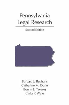 Paperback Pennsylvania Legal Research Book