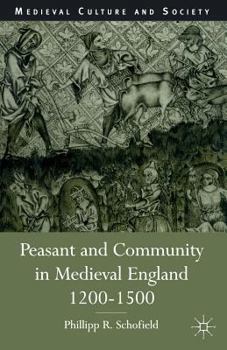 Paperback Peasant and Community in Medieval England, 1200-1500 Book