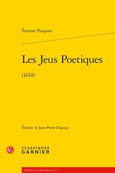 Paperback Les Jeus Poetiques: (1610) [French] Book