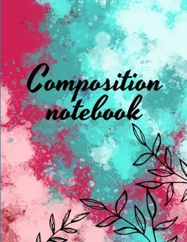Paperback Composition notebook: Wide Ruled Lined Paper, Journal for Students Book