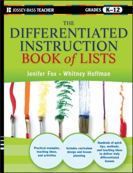 Paperback The Differentiated Instruction Book of Lists, Grades K-12 Book