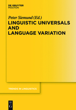 Hardcover Linguistic Universals and Language Variation Book
