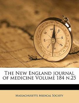 Paperback The New England Journal of Medicine Volume 184 N.25 Book