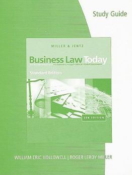 Study Guide for Miller/Jentz's Business Law Today: Comprehensive, 7th