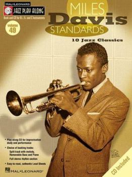 Paperback Miles Davis Standards: Jazz Play-Along Volume 49 [With CD (Audio)] Book