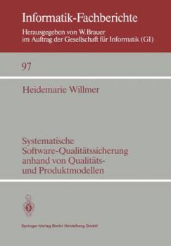 Paperback Systematische Software-Qualitätssicherung Anhand Von Qualitäts- Und Produktmodellen [German] Book