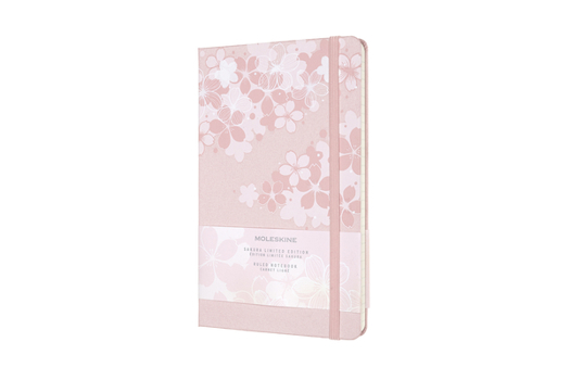 Hardcover Moleskine Limited Edition Notebook Sakura, Large, Ruled, Dark Pink (5 X 8.25) Book