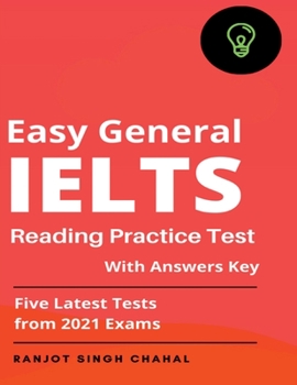 Paperback Easy General IELTS Reading: Practice Test with Answers key Book