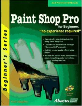 Paperback Paintshop Pro for Beginners, with CD-ROM Book