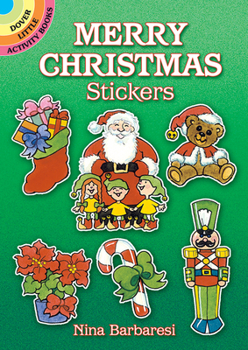 Paperback Merry Christmas Stickers Book