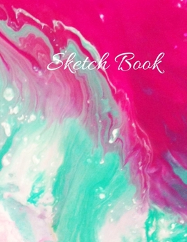 Sketch Book:  Large Artistic Creative Colorful Notebook for Drawing, Writing, Painting, Sketching or Doodling | Gift Idea for Artists, Students and Kids: 8.5"x11"- 110 pages glossy finish notebook