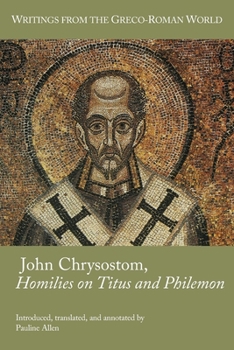 Paperback John Chrysostom, Homilies on Titus and Philemon Book