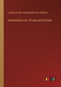 International Law: Private and Criminal