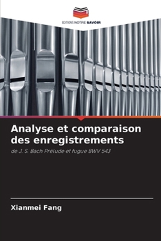 Paperback Analyse et comparaison des enregistrements [French] Book