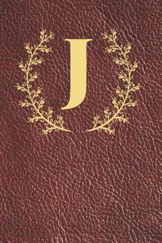 Paperback J: Executive Monogram Initial Journal (Vintage Leather Look Personalized Letter Notebooks) Book