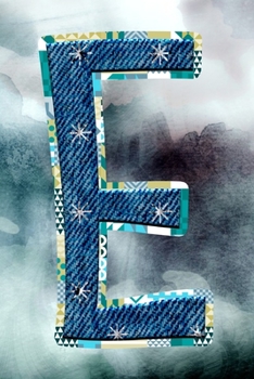 E: Initial Monogram Journal to write in Positive Thoughts for Women Teens Girls gifts holidays