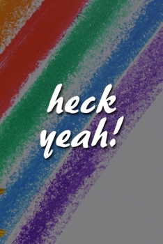 Heck Yeah! Notebook: Lined Journal, 120 Pages, 6 x 9 inches, Thoughtful Gift, Soft Cover, Purple & Pink Lake Sunset Matte Finish (Heck Yeah! Journal)