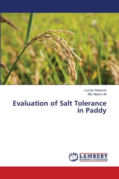 Paperback Evaluation of Salt Tolerance in Paddy Book