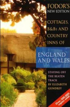 Paperback Cottages, B&bs and Country Inns of England and Wales Book