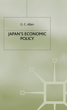 Hardcover Japan's Economic Policy Book