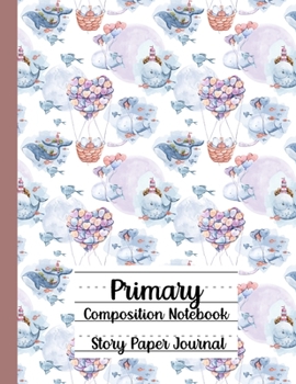 Paperback Primary Composition Notebook, Story Paper Journal Book