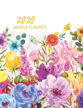 Paperback 2020 Weekly Planner: Academic Weekly & Monthly Pocket Calendar Schedule Organizer, 8.5" x 11", 50 Pages Book