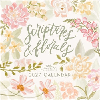 Calendar Scriptures and Florals 2027 Wall Calendar Book