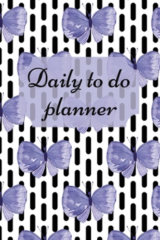 Daily to do planner: To-Do List Notebook, Planner, Daily Checklist, 6x9 inch
