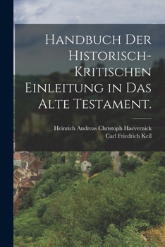 Paperback Handbuch der historisch-kritischen Einleitung in das Alte Testament. [German] Book