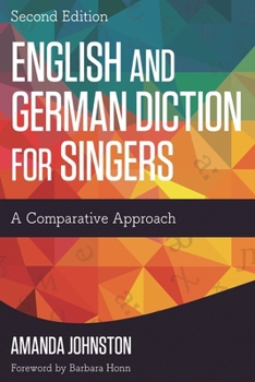 Paperback English and German Diction for Singers: A Comparative Approach Book