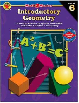 Paperback Math 2 Master Introductory Geometry; Grade 6 Book