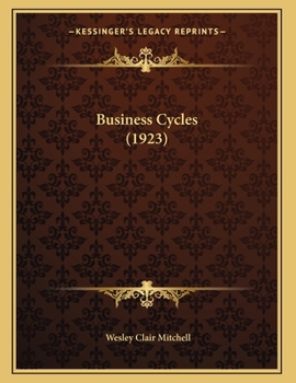 Paperback Business Cycles (1923) Book