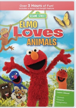 DVD Sesame Street: Elmo Loves Animals Book