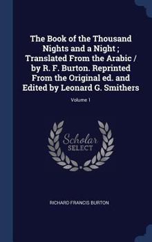 The Book of the Thousand Nights and a Night; Volume 1 of 12 - Book  of the Book Of The Thousand Nights And A Night