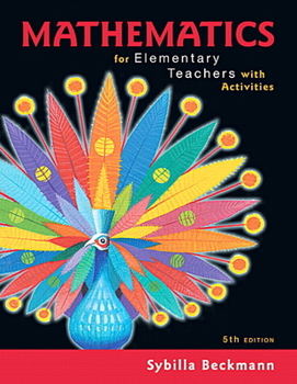 Hardcover Mathematics for Elementary Teachers with Activities Book