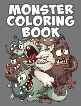 Paperback Monster Coloring Book