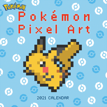 Calendar Pokemon Pixel Art 2021 Wall Calendar Book
