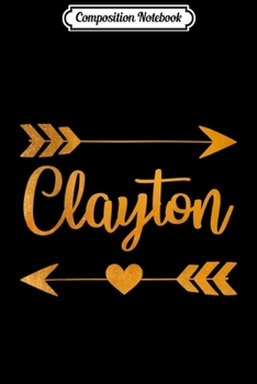 Composition Notebook: CLAYTON MO MISSOURI Funny City Home Roots USA Women Gift  Journal/Notebook Blank Lined Ruled 6x9 100 Pages