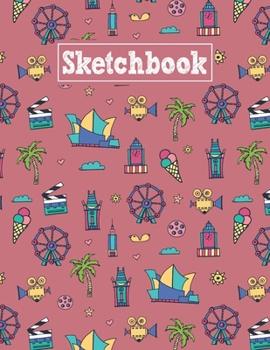 Paperback Sketchbook: 8.5 x 11 Notebook for Creative Drawing and Sketching Activities with Los Angeles Themed Cover Design Book