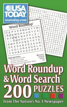 Paperback USA Today Word Roundup and Word Search: 200 Puzzles from the Nation's No. 1 Newspaper Book