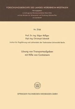 Paperback Lösung Von Transportaufgaben Mit Hilfe Von Containern [German] Book