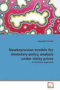 Paperback Newkeynesian models for monetary policy analysis under sticky prices Book