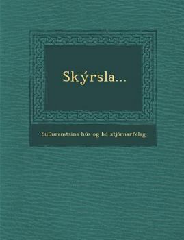 Paperback Skyrsla... [Icelandic] Book