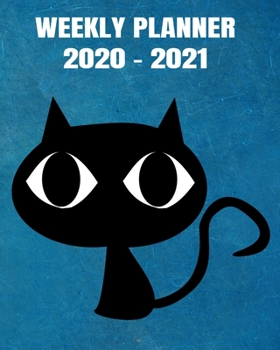 Paperback 2020-2021 Weekly Planner: 2 Year Weekly & Monthly View Organizer & Agenda with To-Do's - Comic Design Book