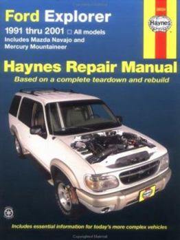 Paperback Ford Explorer 91-2001, Incl Mazda Navajo/Mercury Mountaineer Book