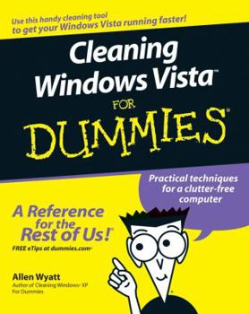 Paperback Cleaning Windows Vista for Dummies Book