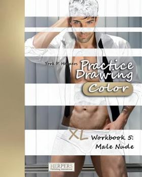 Paperback Practice Drawing [Color] - XL Workbook 5: Male Nude Book