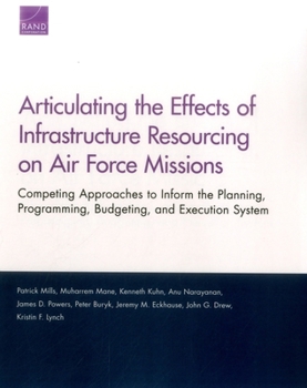 Paperback Articulating the Effects of Infrastructure Resourcing on Air Force Missions: Competing Approaches to Inform the Planning, Programming, Budgeting, and Book